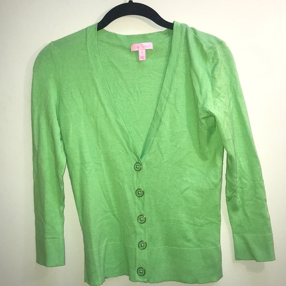 |Lilly Pulitzer| Kaitlin Green Cardigan Sweater - Picture 2 of 7
